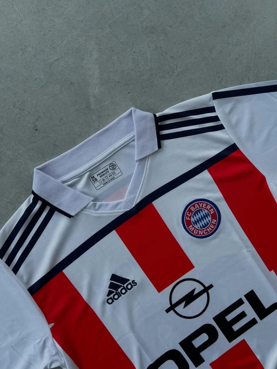 BAYERN MUNICH RETRO 2000-01 COLLAR SALIHAMIDZIC (EMBROIDERY LOGOS)