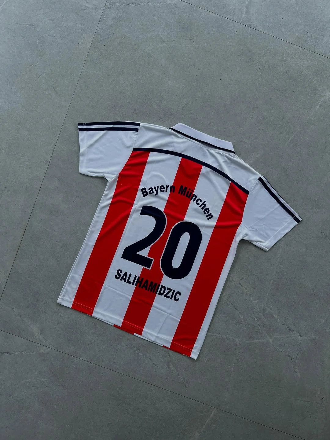 BAYERN MUNICH RETRO 2000-01 COLLAR SALIHAMIDZIC (EMBROIDERY LOGOS)