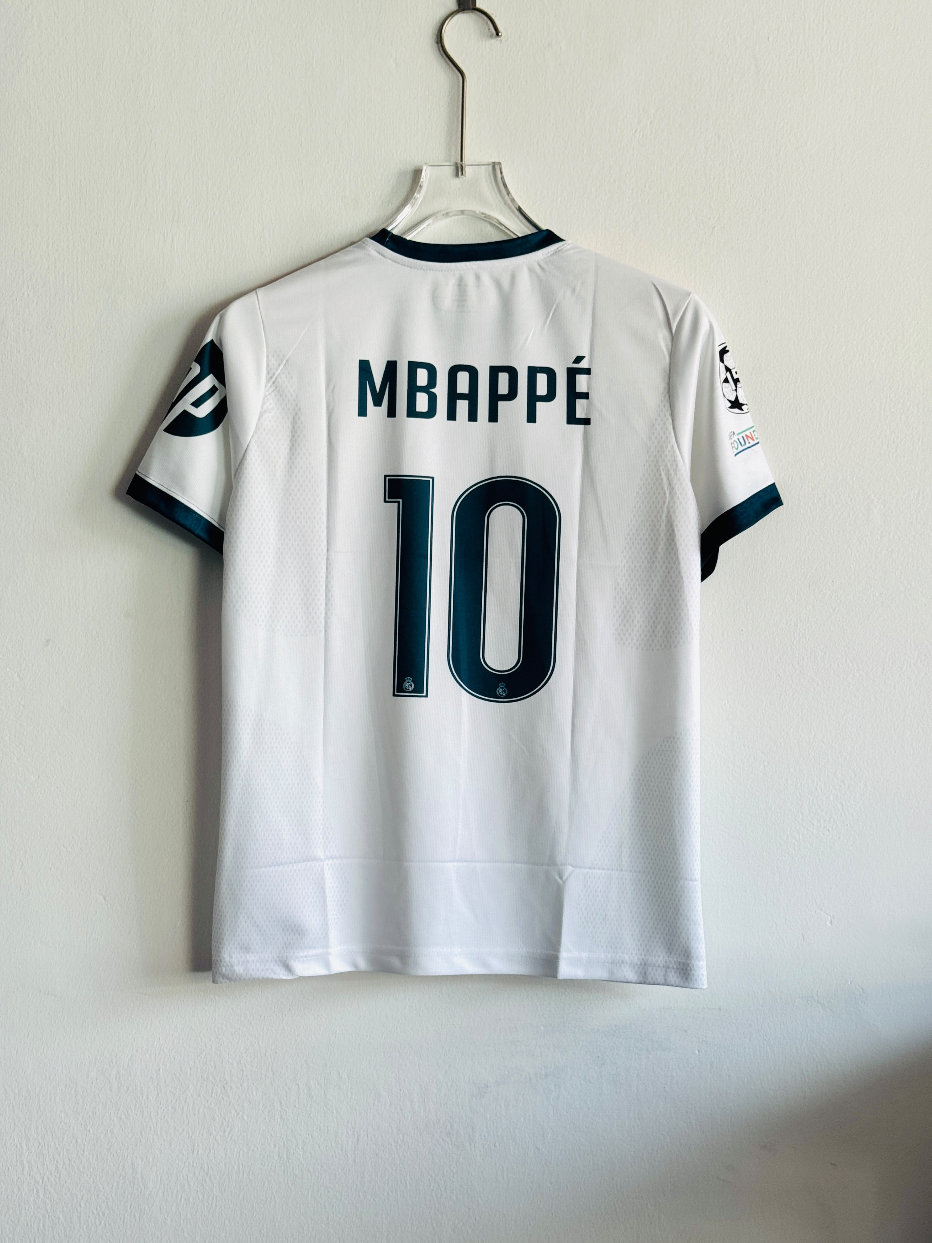 REAL MADRID 2026-27 HOME KIT MBAPPE (EMBROIDERY LOGOS)