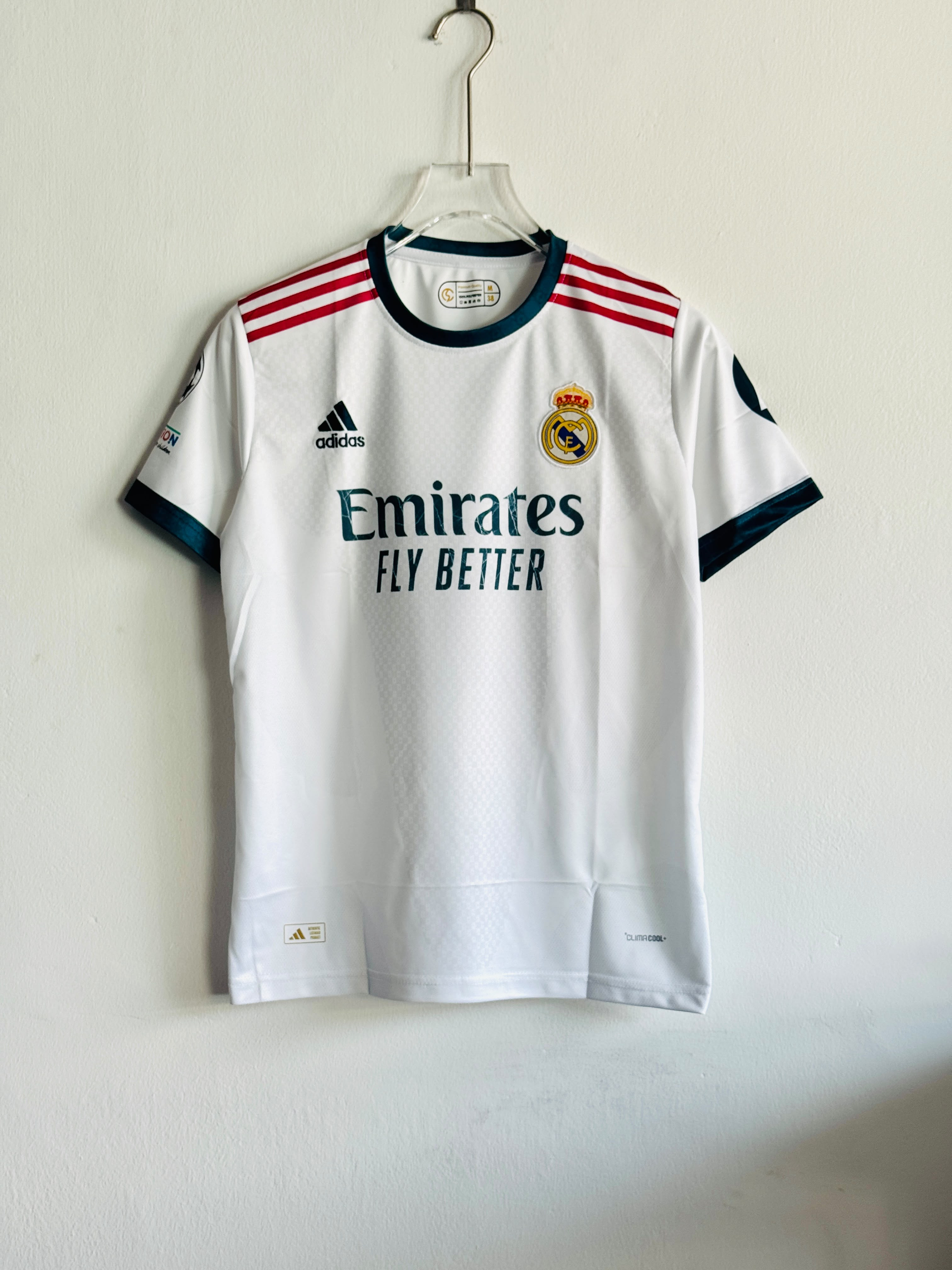 REAL MADRID 2026-27 HOME KIT MBAPPE (EMBROIDERY LOGOS)