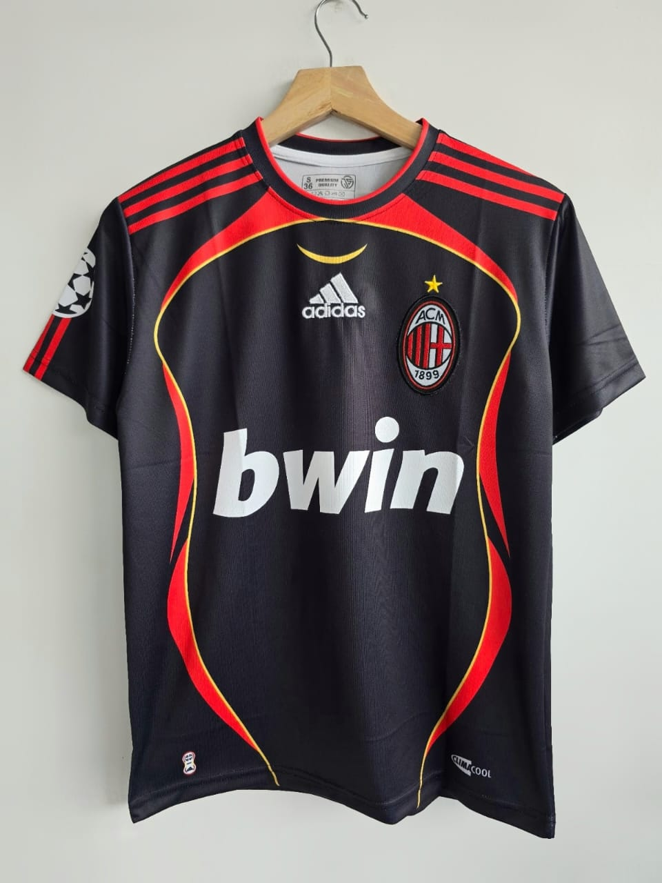 AC MILAN RETRO 2006-07 THIRD KIT MALDINI (EMBROIDERY LOGO)