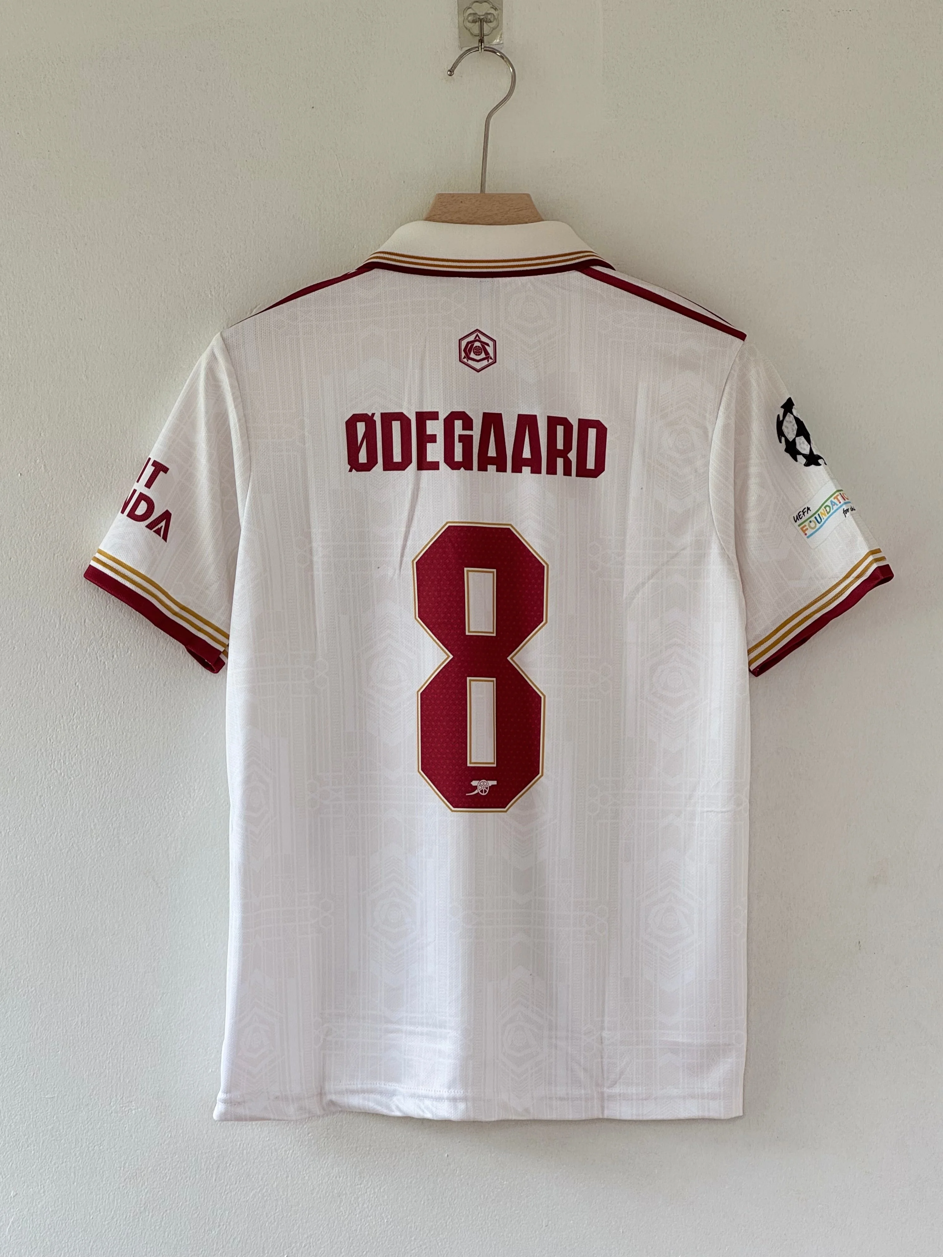 ARSENAL 2025-26 THIRD KIT COLLAR ODEGAARD (EMBROIDERY LOGOS)