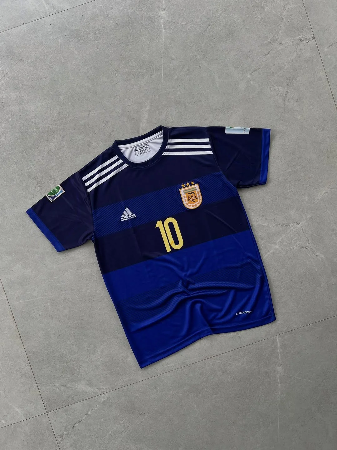 ARGENTINA RETRO 2014 MESSI (EMBROIDERY LOGOS)