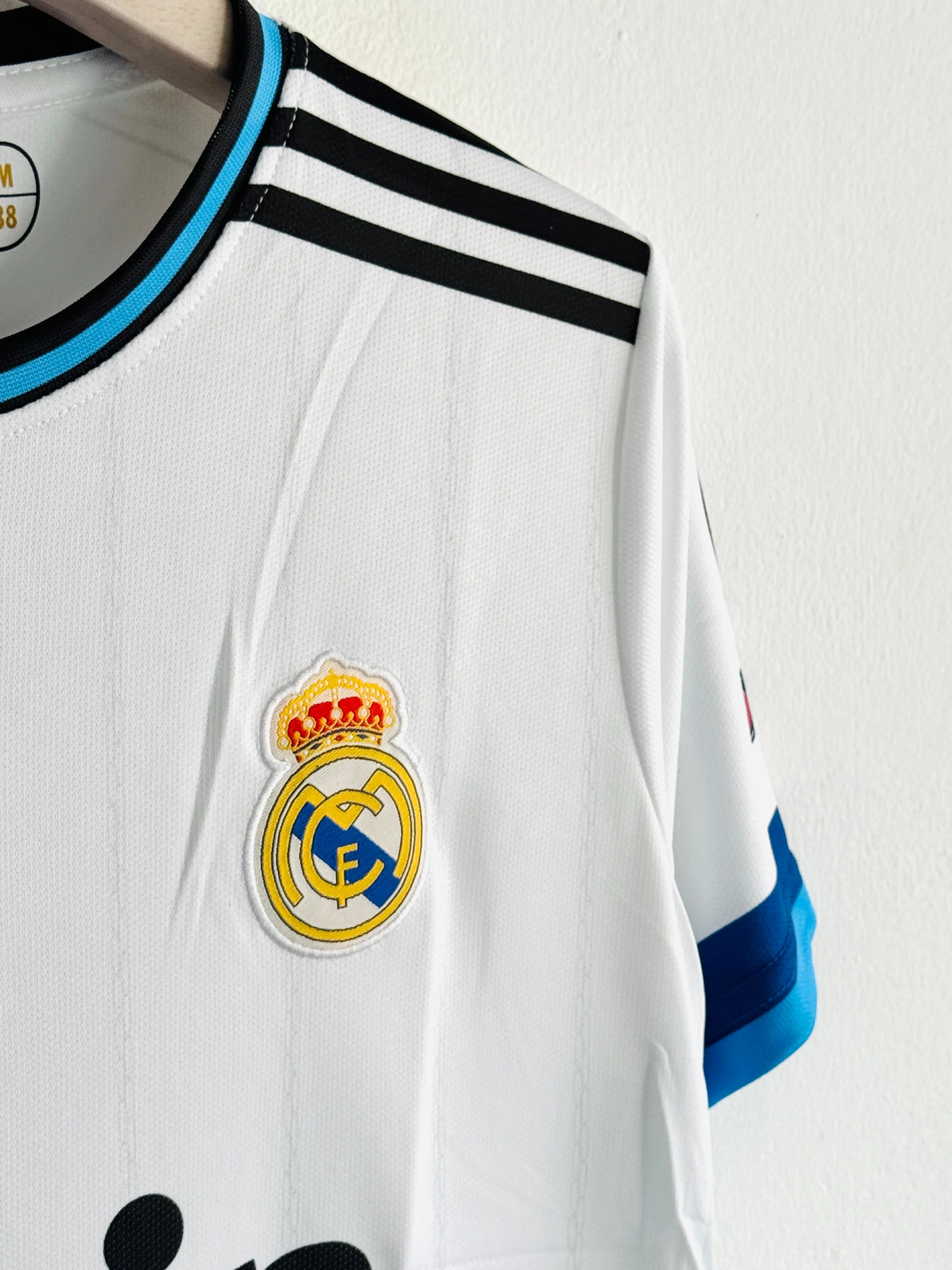 REAL MADRID RETRO 2012-13 HOME KIT RONALDO (EMBROIDERY LOGOS)