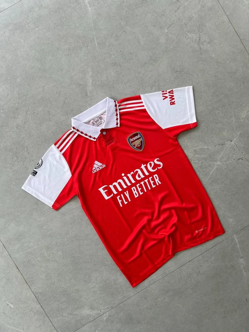 ARSENAL 2022-23 HOME COLLAR ODEGAARD (EMBROIDERY LOGOS)