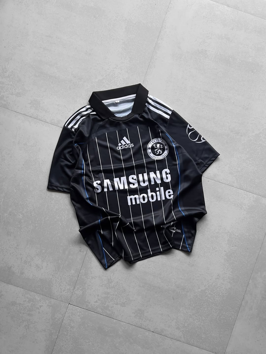 CHELSEA RETRO 2006-07 THIRD KIT COLLAR DROGBA 