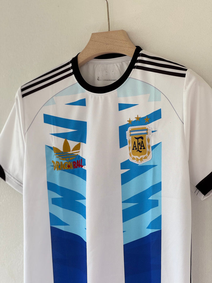 ARGENTINA SPECIAL EDITION DRAGON BALL MESSI (EMBROIDERY LOGOS)